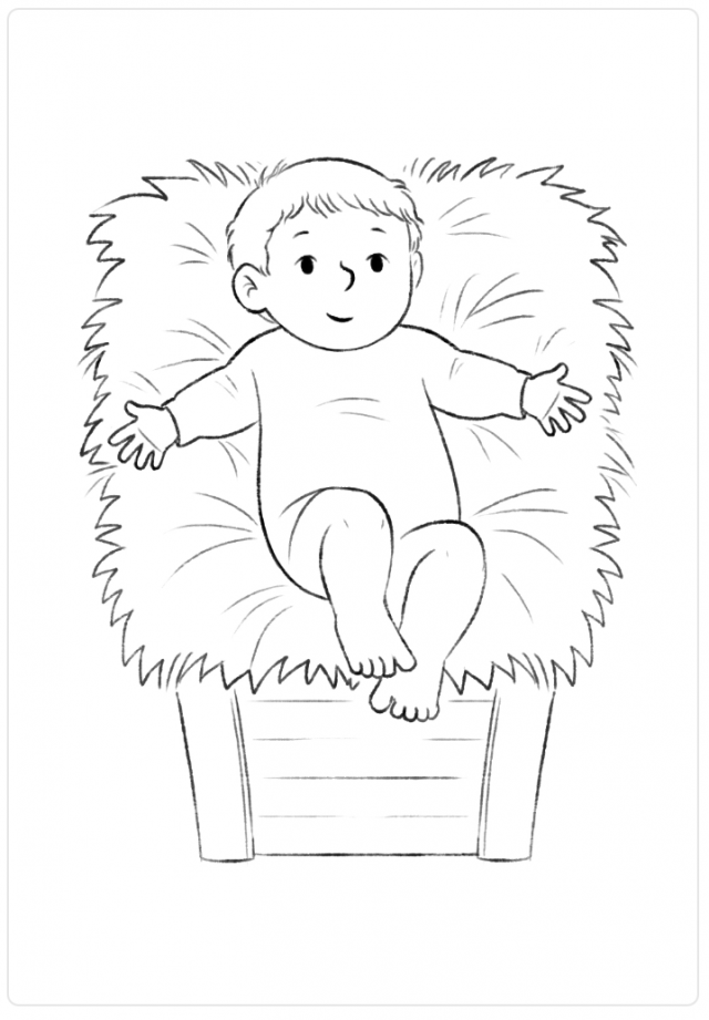 Carte de l’enfant Jésus