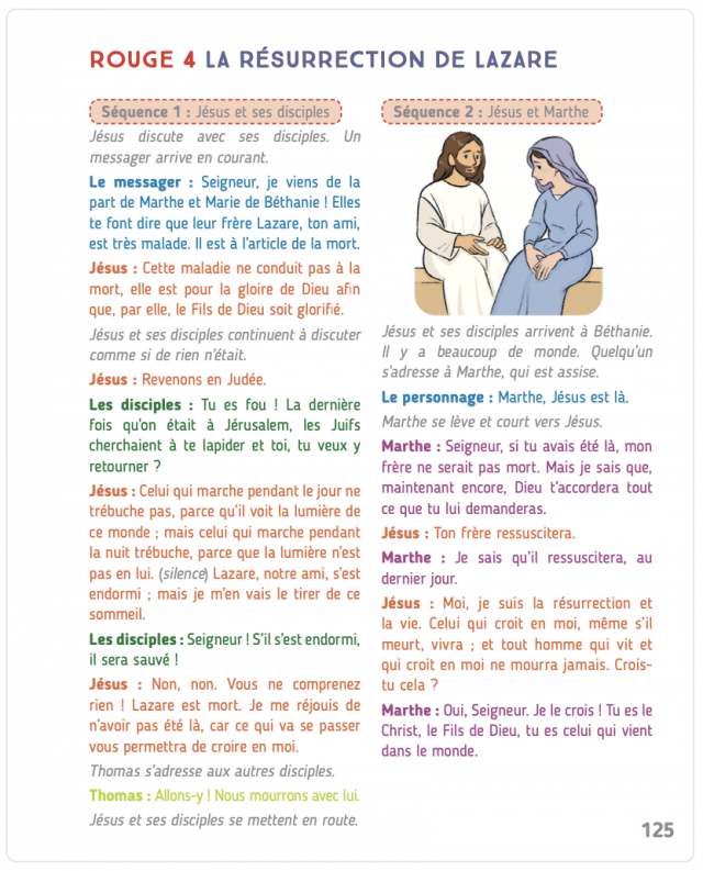 Mise en scène de l’Évangile