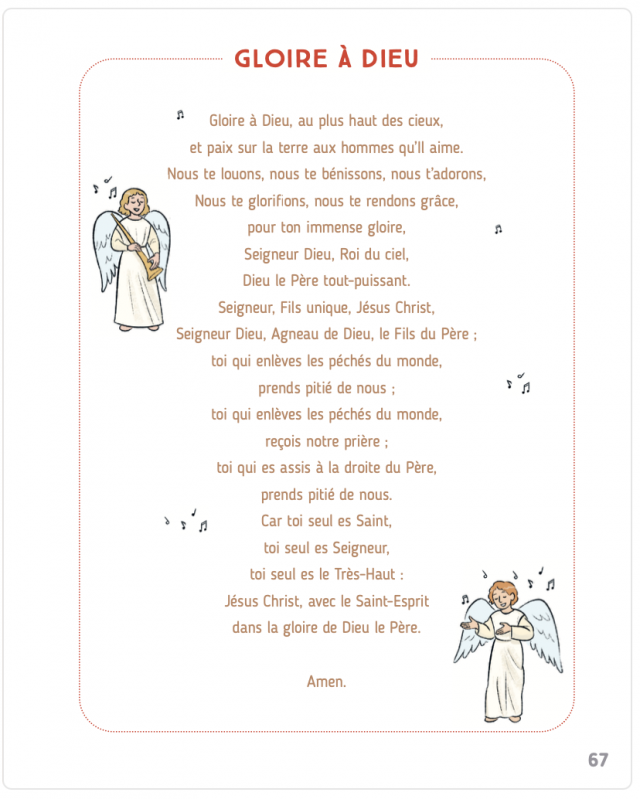 Prière du chapitre - Gloire à Dieu