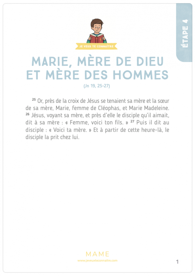 Texte biblique ÉTAPE 4