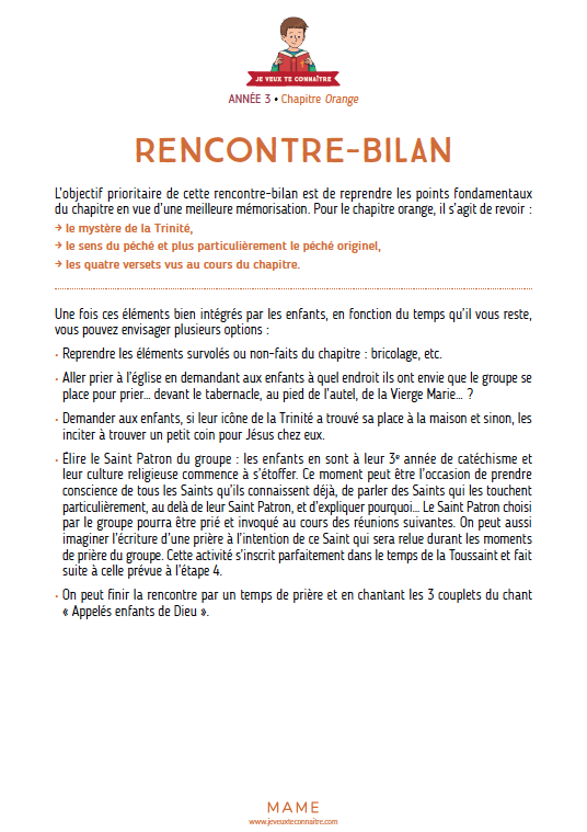 Rencontre bilan chapitre ORANGE