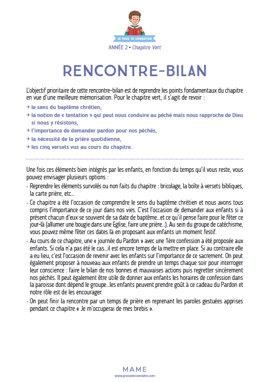 Rencontre bilan