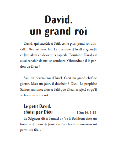 L'onction de David