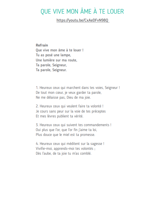 Le chant